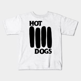 Black Flag Hot Dogs Kids T-Shirt